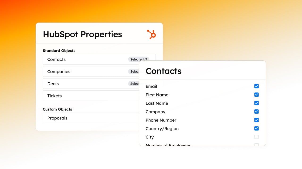 Add {{HubSpot Tags}} to your document templates